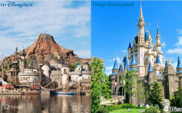 도쿄 디즈니씨 화산 전경