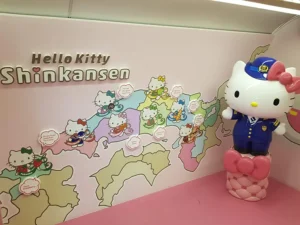 JR 간사이 와이드 패스 헬로키티 신칸센 열차