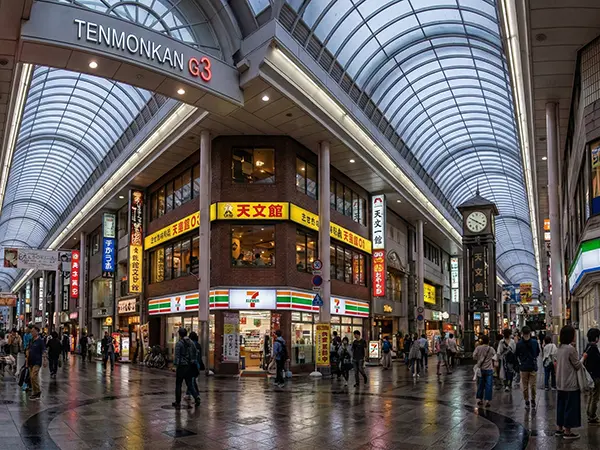 비가 와도 쇼핑하기 좋은 가고시마 최대 번화가 텐몬칸 아케이드 거리