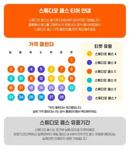 USJ 익스프레스 스튜디오 패스 티어