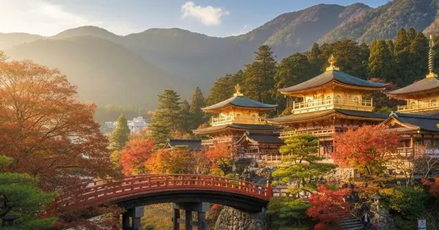 해발 고지대에 위치한 푸르고 고요한 닛코 중선사호(주젠지호)의 전경