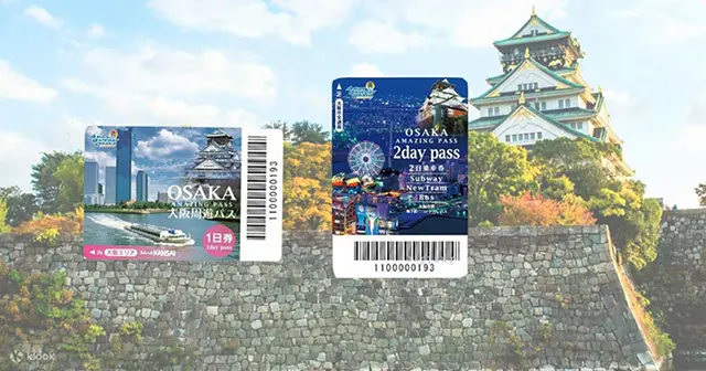 Dotonbori Glico sign crowd and Osaka Metro logo