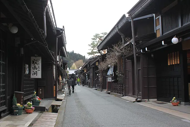 전통과 현대가 공존하는 시라카와고의 평화로운 오후 산책로