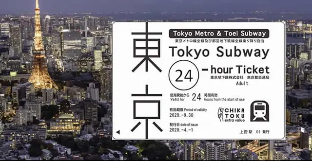Tokyo Subway Ticket pass design and information