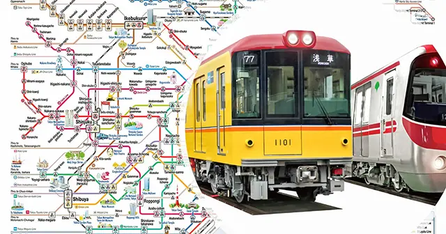 Asakusa Sensoji Temple and Tokyo Metro station entrance