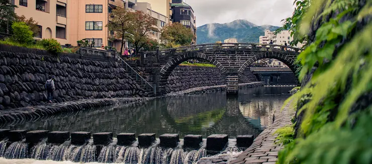 메가네바시 주변 거리 스냅