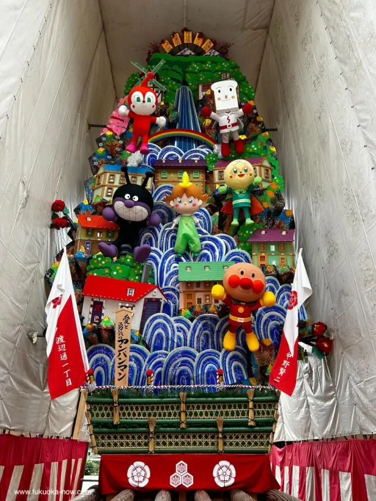 아이들에게 큰 인기를 끄는 호빵맨(앙팡맨) 테마의 귀여운 카자리야마