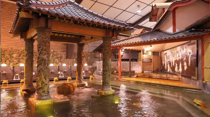 이부스키 온천 료칸 숙박 분위기와 바다 전망