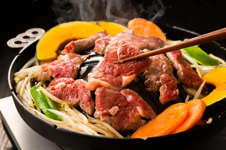 스스키노의 밤 풍경