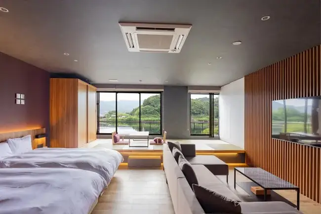 우라리 타케오 가든 테라스 스파 리조트 정원