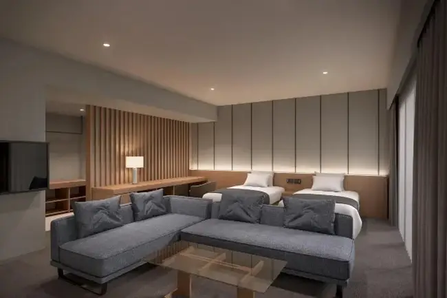 타케오 온센 하이츠 객실 뷰